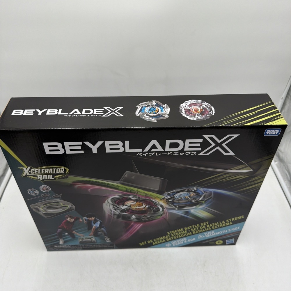 Beyblade X Dagger and Tusk Xtreme Battle Set: Ultimate Beyblade Toys Hasbro - Picture 2 of 5
